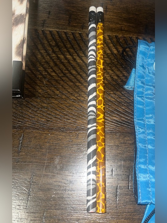 Other - Animal Print Pencil Set - Zebra & Giraffe Patterns